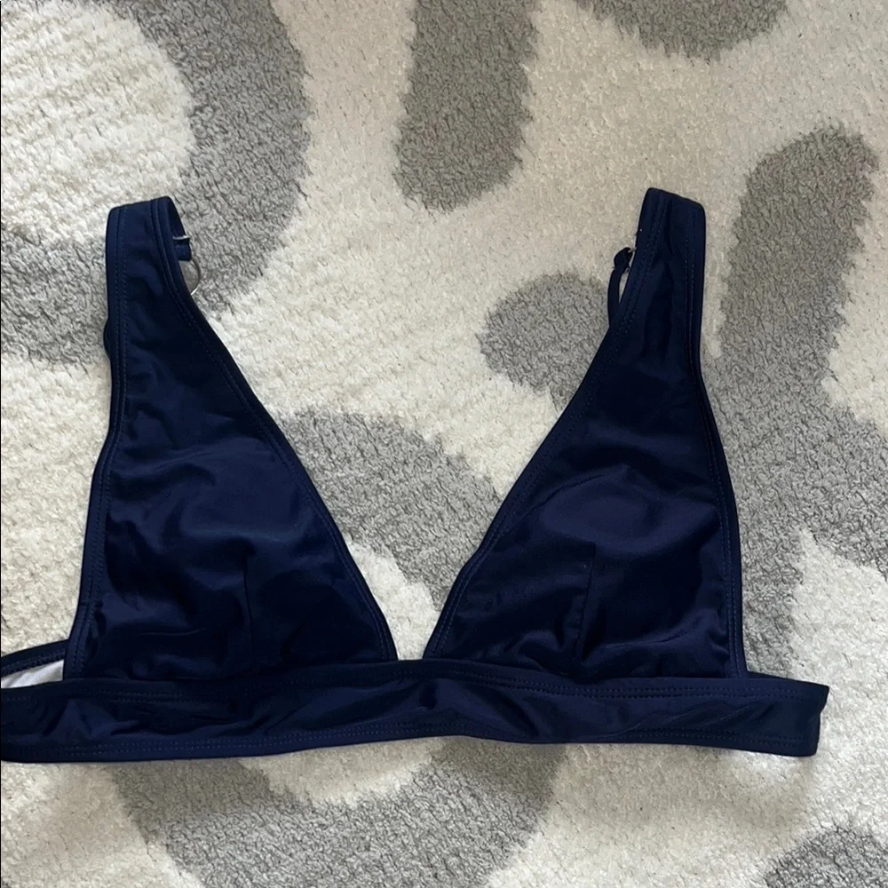 SHEIN Navy Blue Bikini Top - Picture 3 of 4